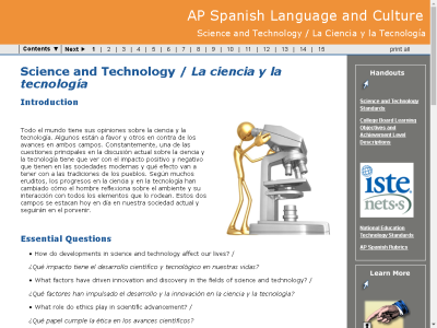 AP Spanish language & culture “La belleza y la estética”- Online