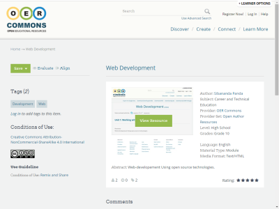 Thumbnail for Web Development resource