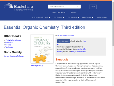 Thumbnail for Essential Organic Chemistry, Third edition resource