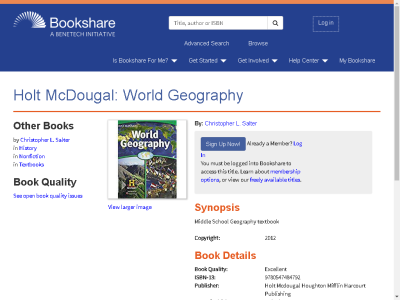 Thumbnail for Holt McDougal: World Geography resource