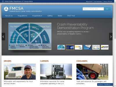 Thumbnail for Federal Motor Carrier Safety Administration resource