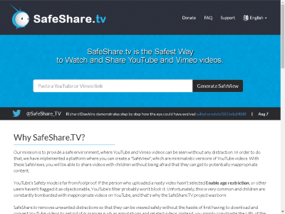 Thumbnail for SafeShareTV: The Safest Way To Share YouTube videos resource