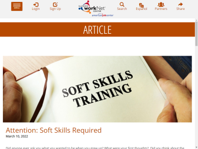 Thumbnail for Attention: Soft Skills Required resource