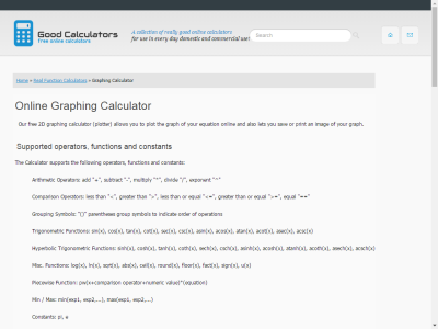 Thumbnail for Graphing Calculator resource