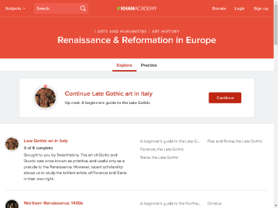 Thumbnail for 1500-1600: Renaissance and Reformation | History | Khan Academy resource