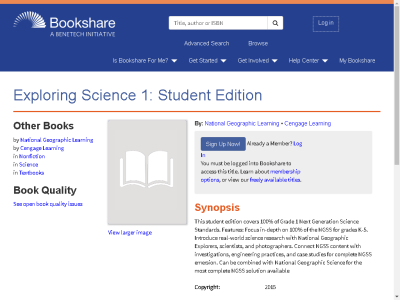 Thumbnail for Exploring Science 1: Student Edition resource