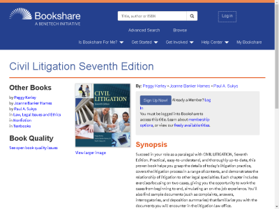 Thumbnail for Civil Litigation Seventh Edition resource
