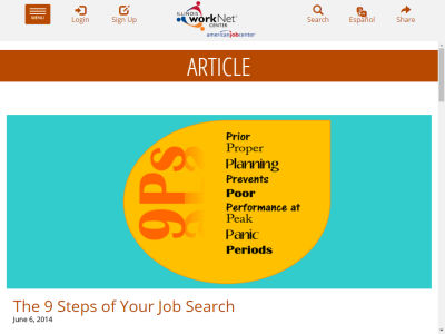 Thumbnail for The 9 Steps of Your Job Search resource