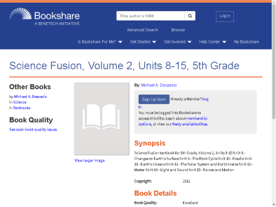 Thumbnail for Science Fusion, Volume 2, Units 8-15, 5th Grade resource