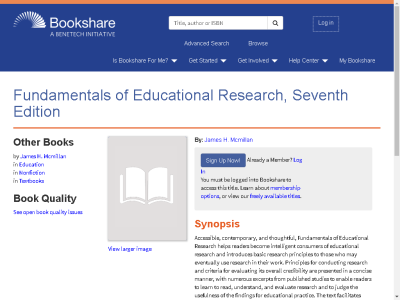 Thumbnail for Fundamentals of Educational Research, Seventh Edition resource