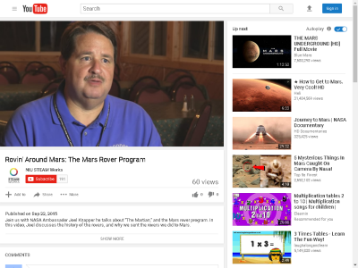 Thumbnail for Rovin' Around Mars: The Mars Rover Program resource