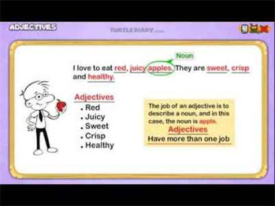 Thumbnail for Adjectives - Grammar Lesson for Grade 3 resource