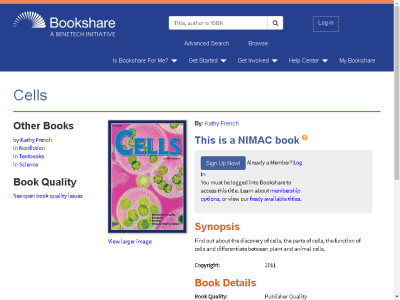 Thumbnail for Cells resource