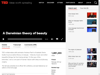 Thumbnail for A Darwinian theory of beauty resource