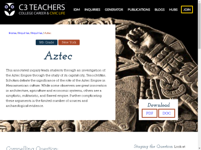 Thumbnail for What Do the Buried Secrets of Tenochtitlán Tell Us About the Aztecs? resource