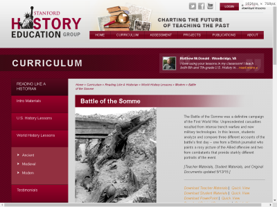 Thumbnail for Who Won the First Day of the Battle of the Somme? resource