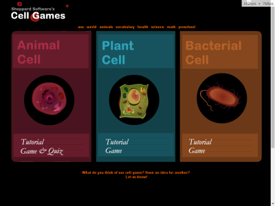 Thumbnail for Sheppard's software : cell games resource