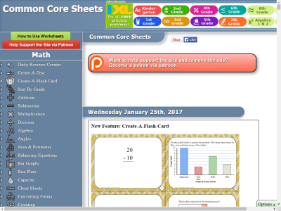 Thumbnail for Common Core Sheets resource