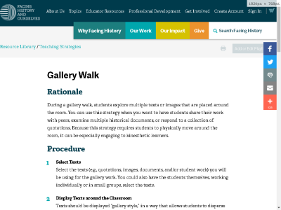 Thumbnail for Gallery Walk resource