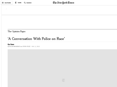 Thumbnail for A Conversation With Police on Race resource