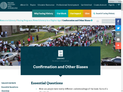 Thumbnail for Confirmation and Other Biases resource