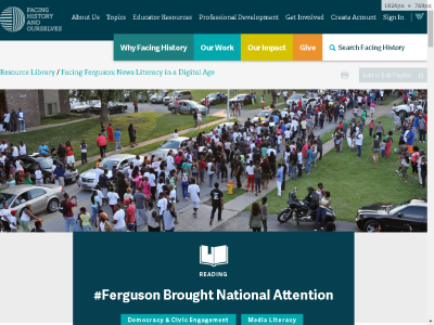 Thumbnail for #Ferguson Brought National Attention resource