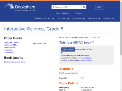 Thumbnail for Interactive Science, Grade 8 resource