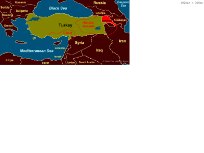 Thumbnail for Current political map of Turkey and Armenia resource