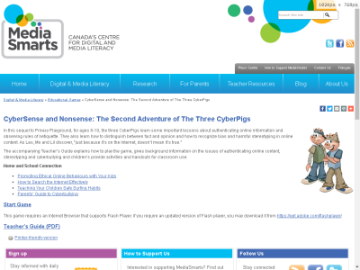 Thumbnail for CyberSense and Nonsense: The Second Adventure of The Three CyberPigs resource