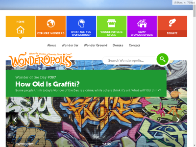 Thumbnail for Wonderopolis resource