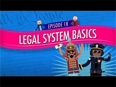 Thumbnail for Legal System Basics:  Crash Course Government and Politics resource