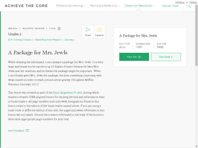 Thumbnail for A Package for Mrs. Jewls resource