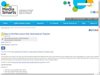 Thumbnail for Stay on the Path Lesson One: Searching for Treasure resource
