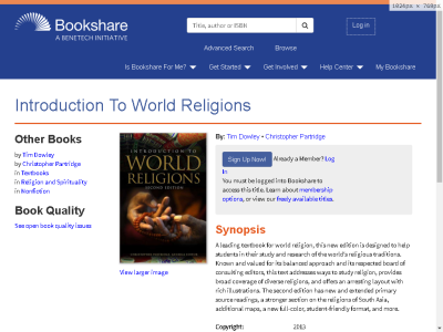 Thumbnail for Introduction To World Religions resource