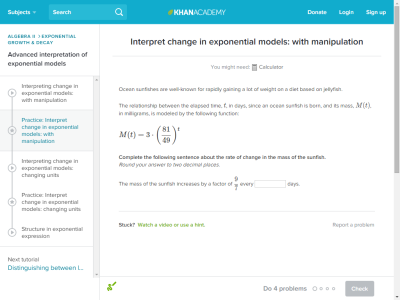 Thumbnail for Interpret change in exponential models: with manipulation resource
