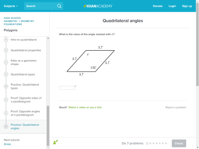 Thumbnail for Quadrilateral angles resource