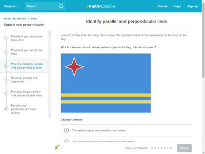 Thumbnail for Identify parallel and perpendicular lines resource