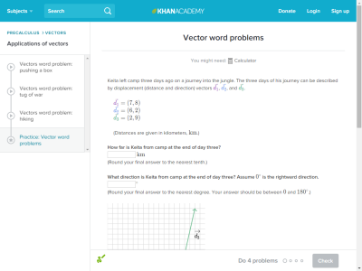 Thumbnail for Vector word problems resource