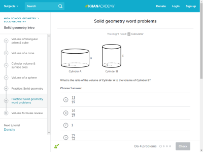 Thumbnail for Solid geometry word problems resource
