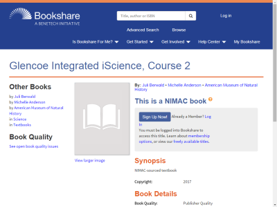 Thumbnail for Glencoe Integrated iScience, Course 2 resource