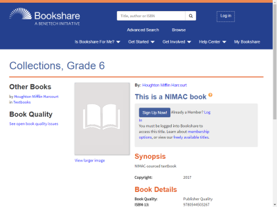 Thumbnail for Collections, Grade 6 resource