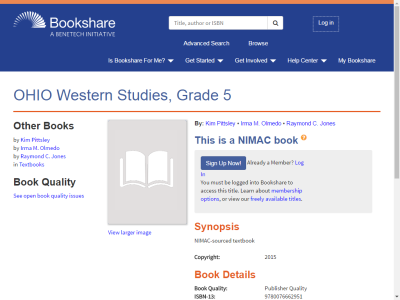 Thumbnail for OHIO Western Studies, Grade 5 resource