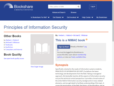 Thumbnail for Principles of Information Security resource