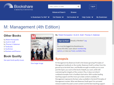 Thumbnail for M: Management (4th Edition) resource