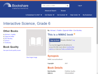 Thumbnail for Interactive Science, Grade 6 resource