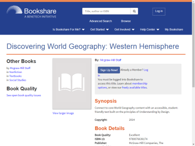 Thumbnail for Discovering World Geography: Western Hemisphere resource