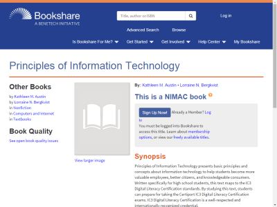 Thumbnail for Principles of Information Technology resource