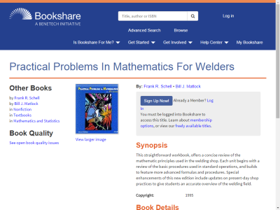 Thumbnail for Practical Problems In Mathematics For Welders resource