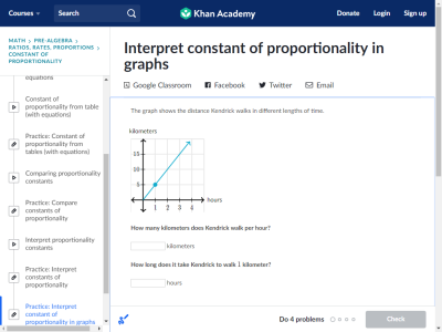 Thumbnail for Interpret constant of proportionality in graphs resource