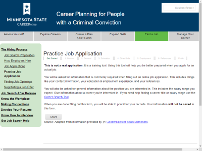 Thumbnail for Practice Job Application resource